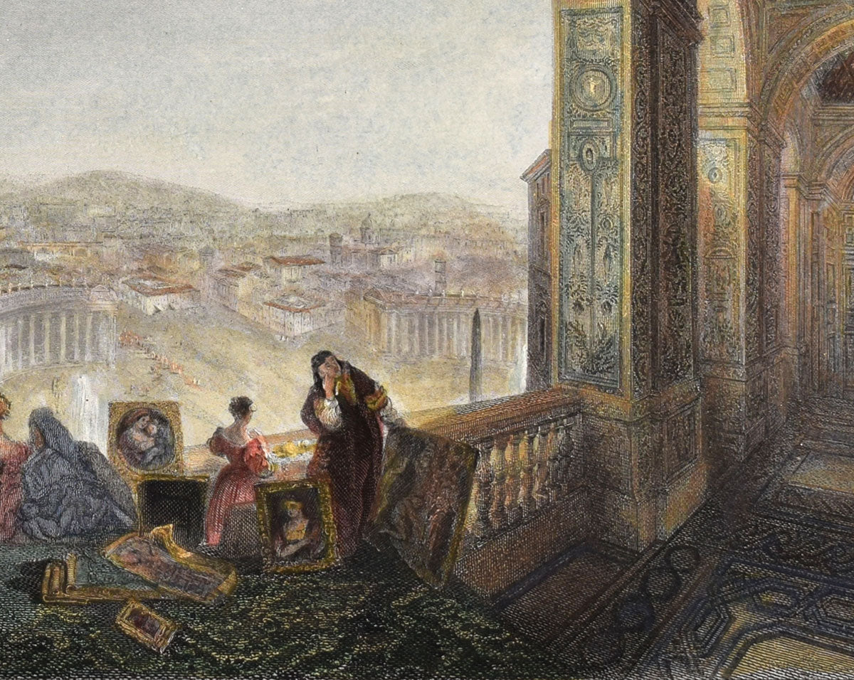 Rome - Engraving | Antique Prints | J. M. W. Turner Rome - Engraving | Antique Prints | J. M. W. Turner