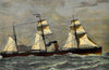 Full-rigged Steamship
