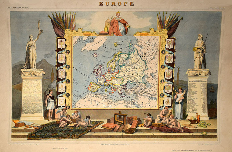 Europe | Decorative Map