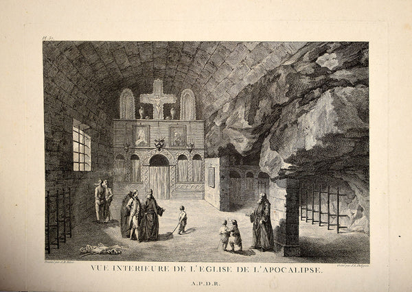 Patmos | Original Antique Engraving | Greek Heritage Gifts - Umanismo ...